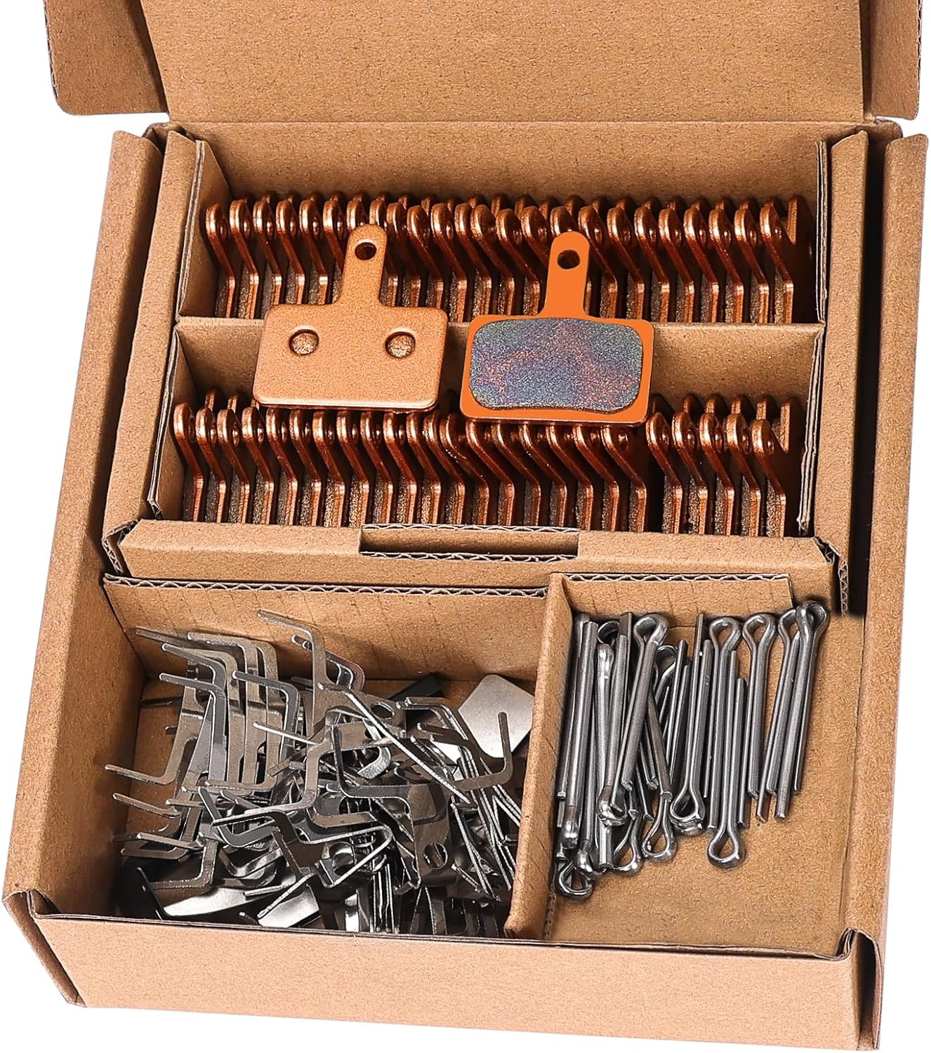 25 Pairs Sintered Metal Ebike Bicycle Disc Brake Pads, Compatible with Tektro Br