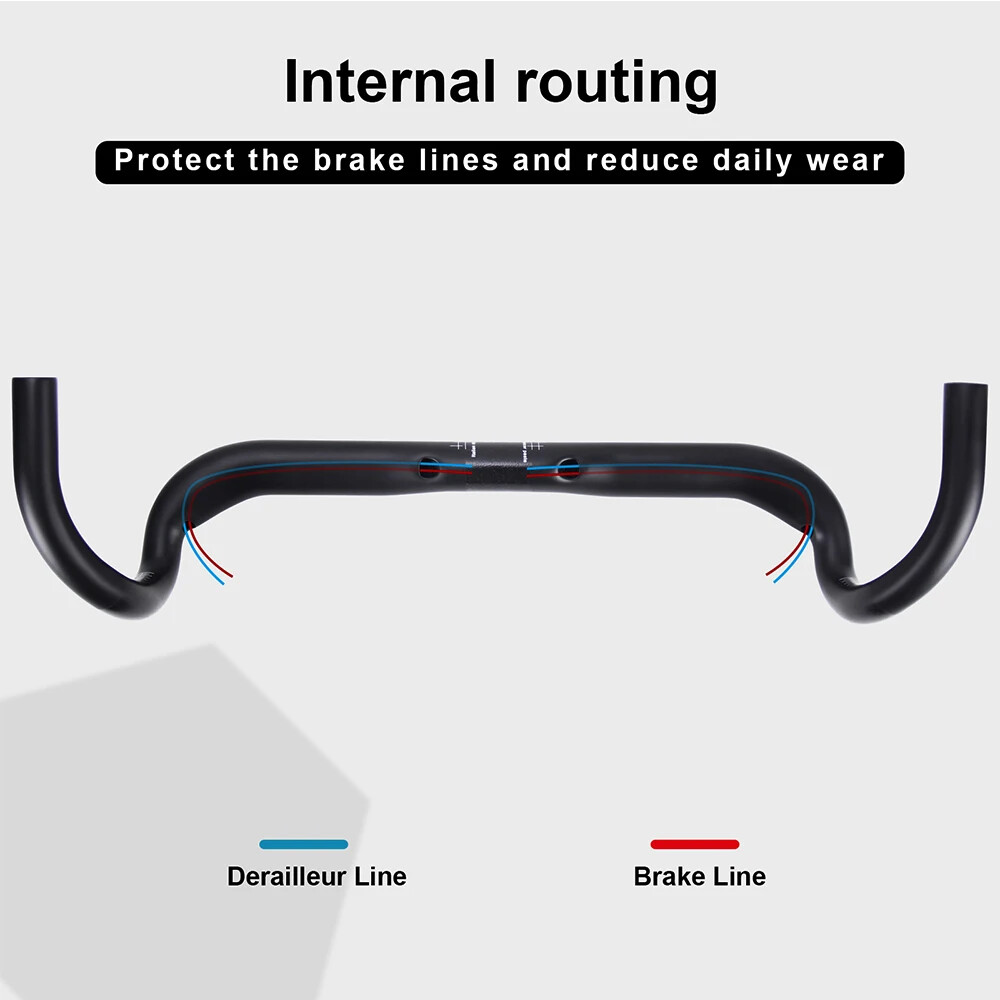 31.8 Carbon Gravel Bike Drop Bent Bar 15°Drop Flare 458/478/498 Racing Handlebar