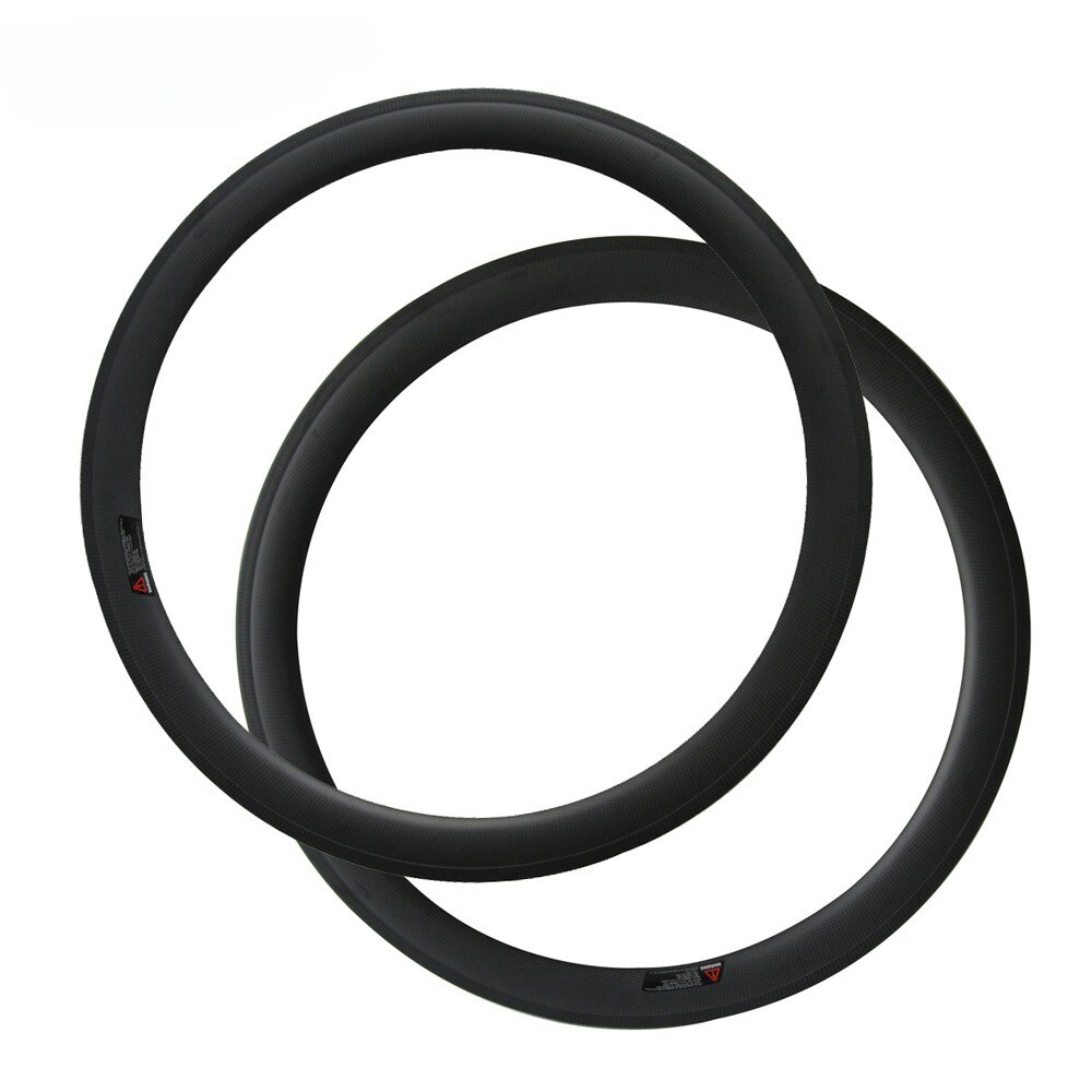 Gravel Road Bike Carbon Rim 25mm Wide U Shape 38 50 60 88mm Clincher Tubular