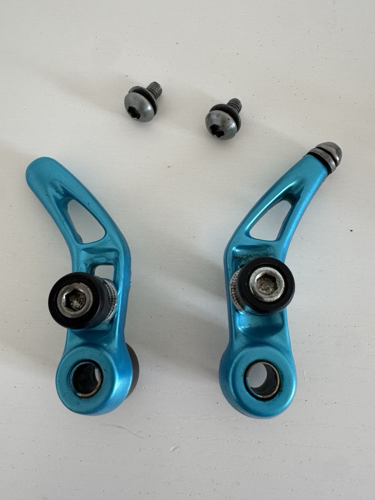 LIGHT BLUE PAINTED V BRAKES BRAKESET MTB BRAKES – mountain bike brakes