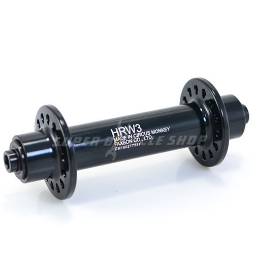 Circus Monkey HRW Road Front Hub,24 Hole, Black