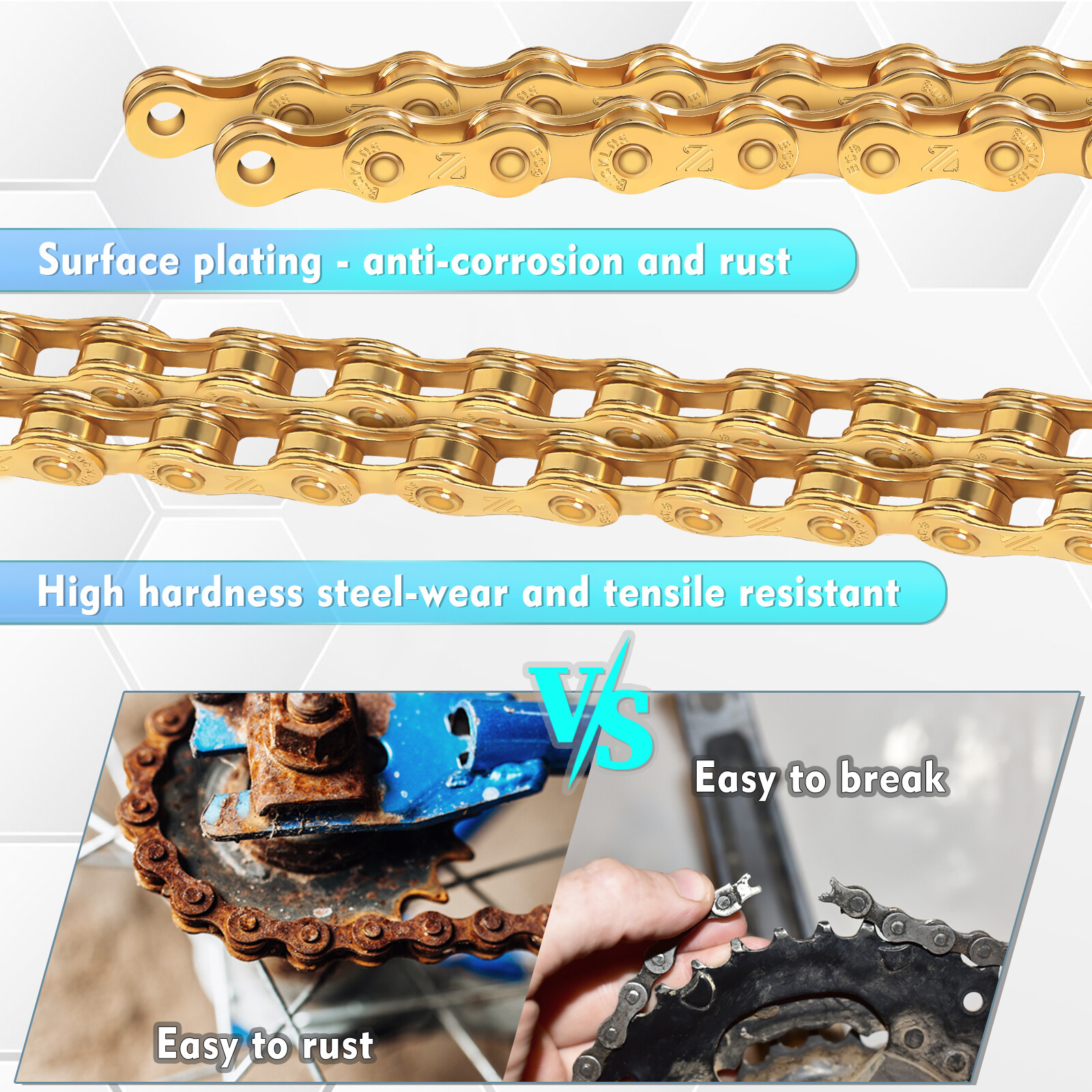 6/7/8/9/10/11/12 Speed Bicycle Chain Road MTB Bike Quick Link for KMC Shimano US