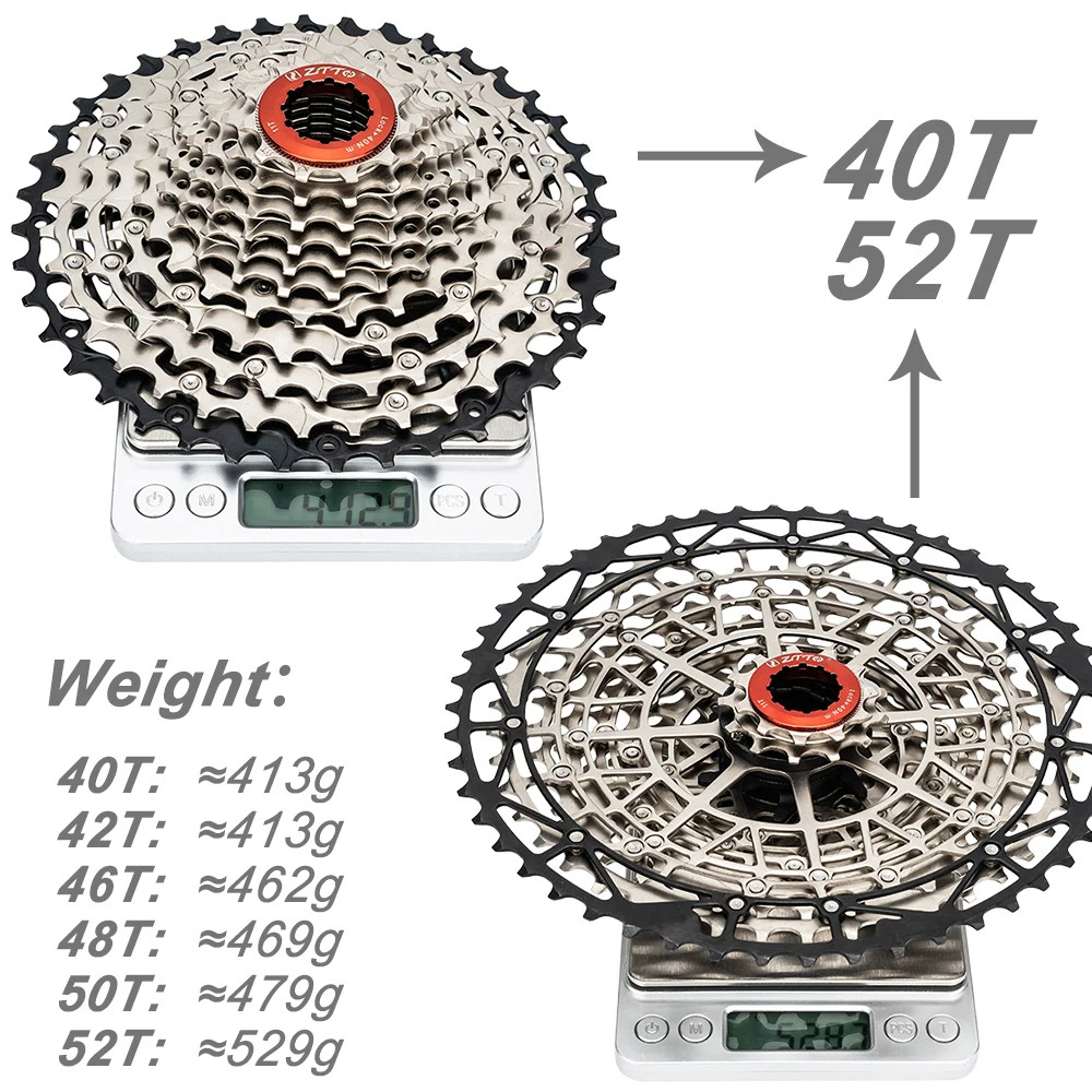 ZTTO MTB 11 Speed Bicycle Cassette Freewheel 11S Mountain Bike Sprocket HG Hub