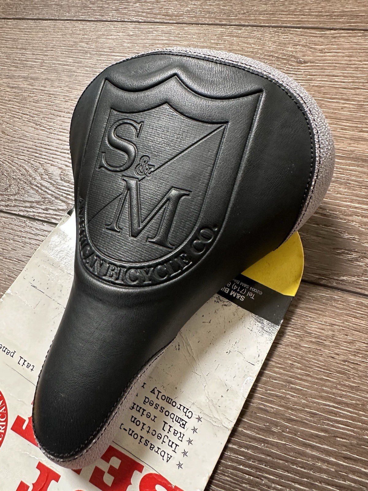 S&M BMX SHIELD HOT SEAT RAILED SEAT BLACK DIRT BIKE PRO FIT Padded CULT ODYSSEY