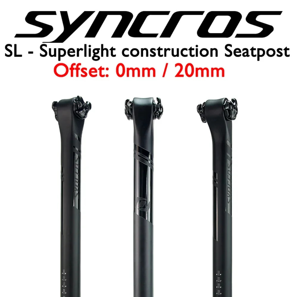 Carbon Fiber Seatpost MTB Road Bicycle Seat Tube 0°/20° Alloy Rail 7×9/7x7mm