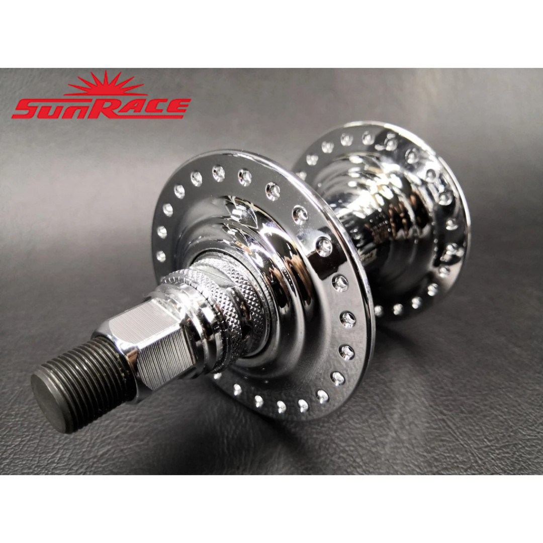 BMX NOS CHROME HUB 48 HOLES SUNRACE OLD SCHOOL CP 14MM CR-MO AXLE – DHL