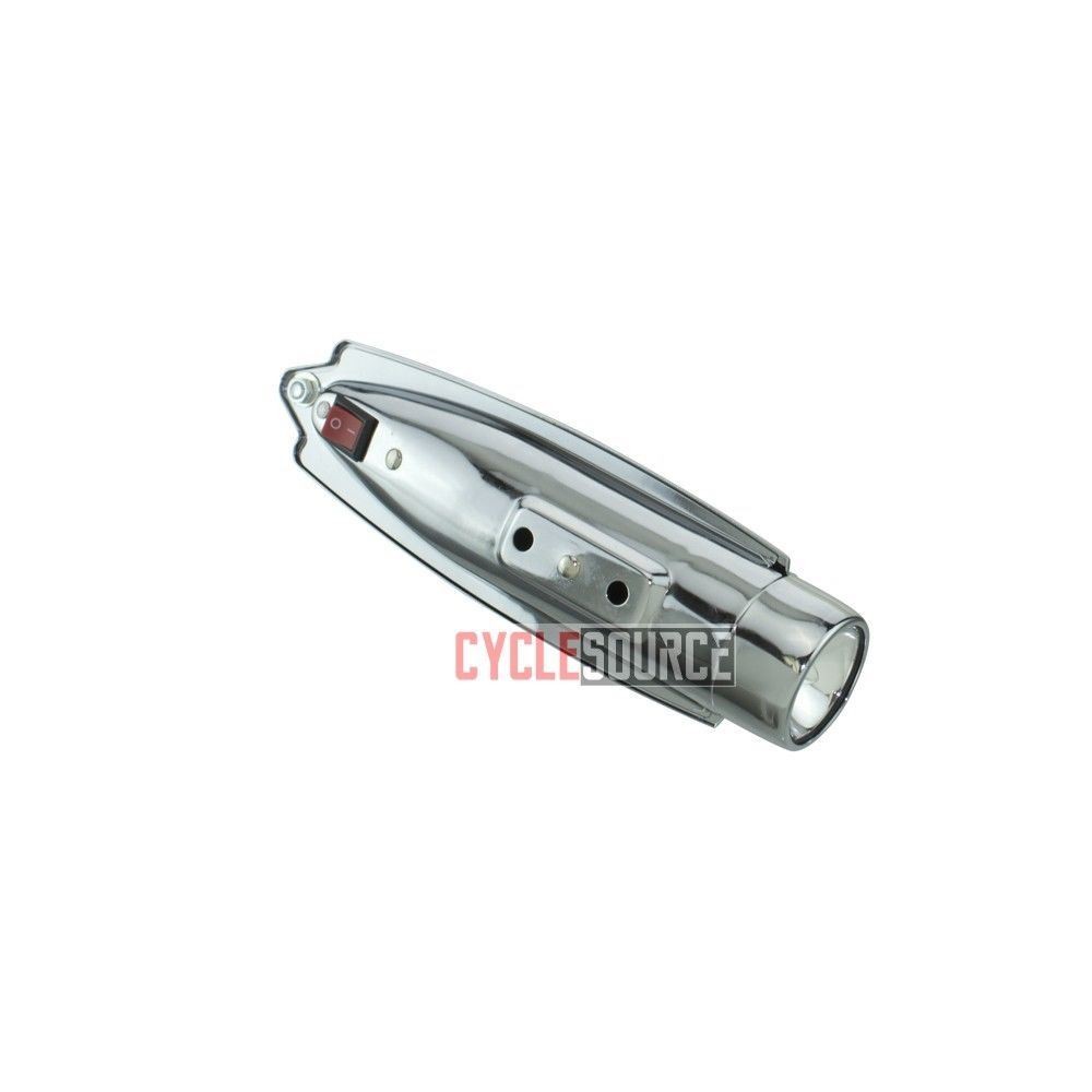 Lowrider Bicycle Front Fender Torpedo Bullet Light Cruiser Chopper Vintage Bike