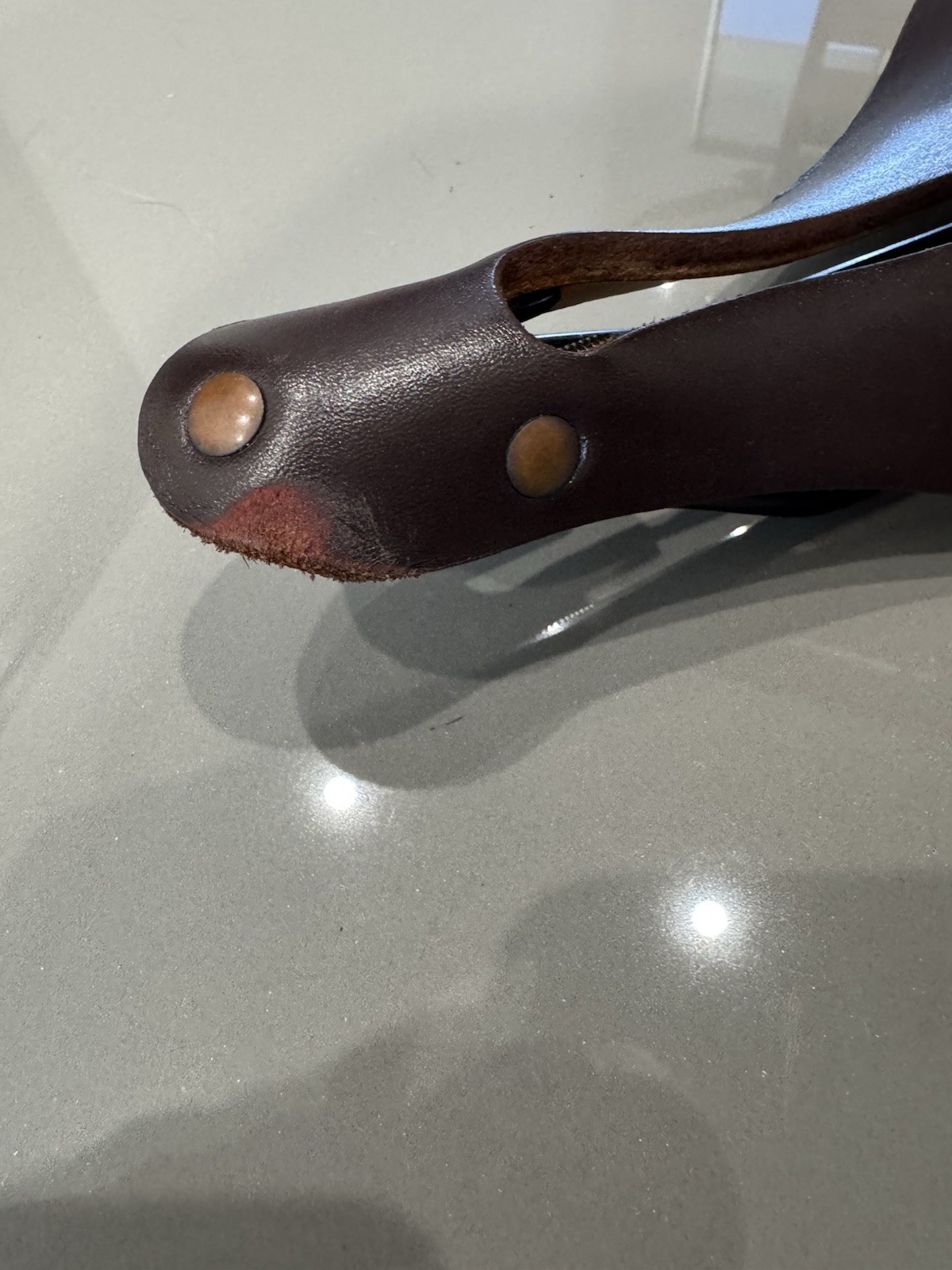SELLE ANATOMICA X 1 Oxblood Copper Leather Saddle Brown Fixed Gear Track Bike
