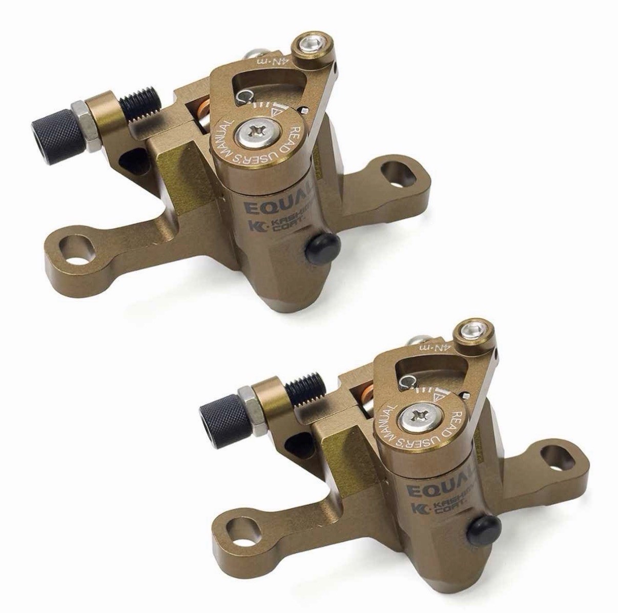 EQUAL post mount disc brake set kashima coat color new