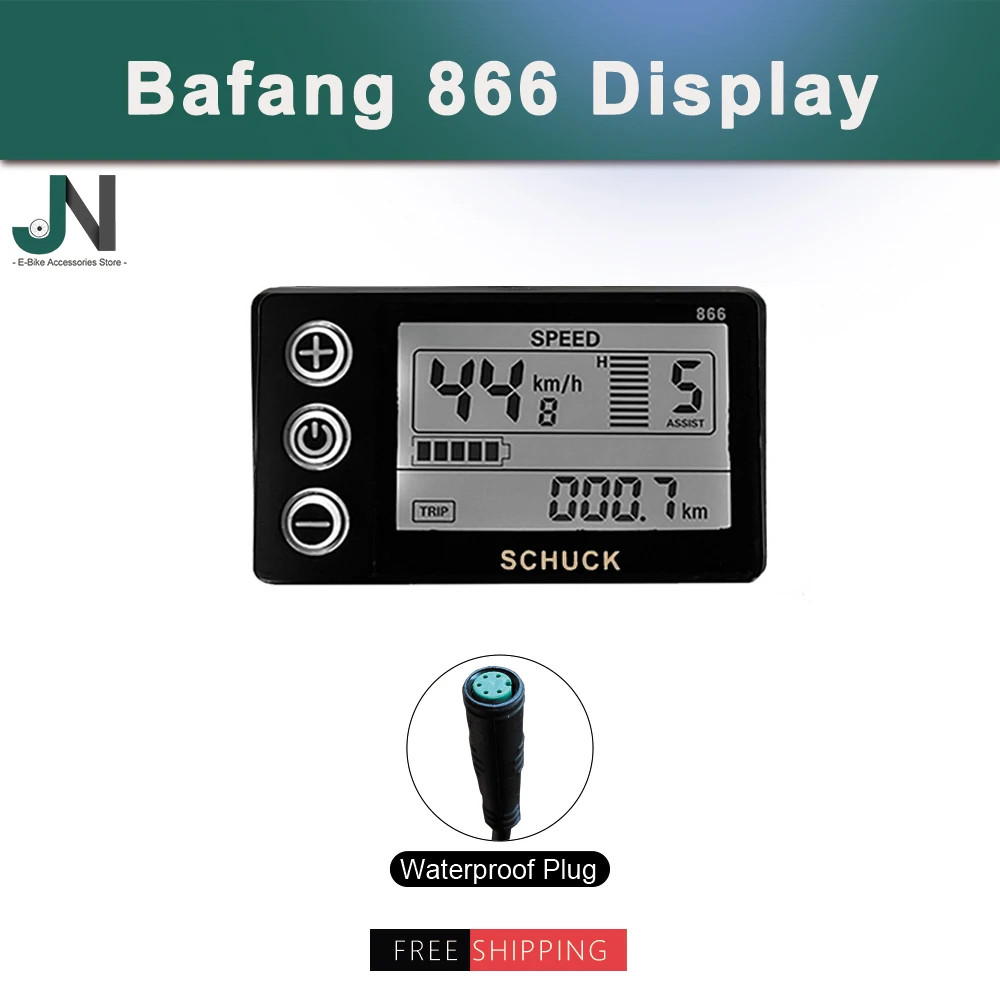 LCD Display with 5 Pin Waterproof Female Connector Use for Electric Scooter