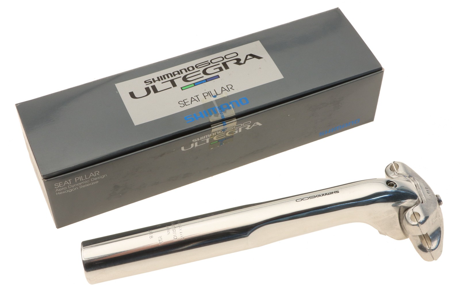 Shimano Ultegra 600 SP-6400 Seatpost 26.6mm B-Type Silver 200mm Length NOS NEW