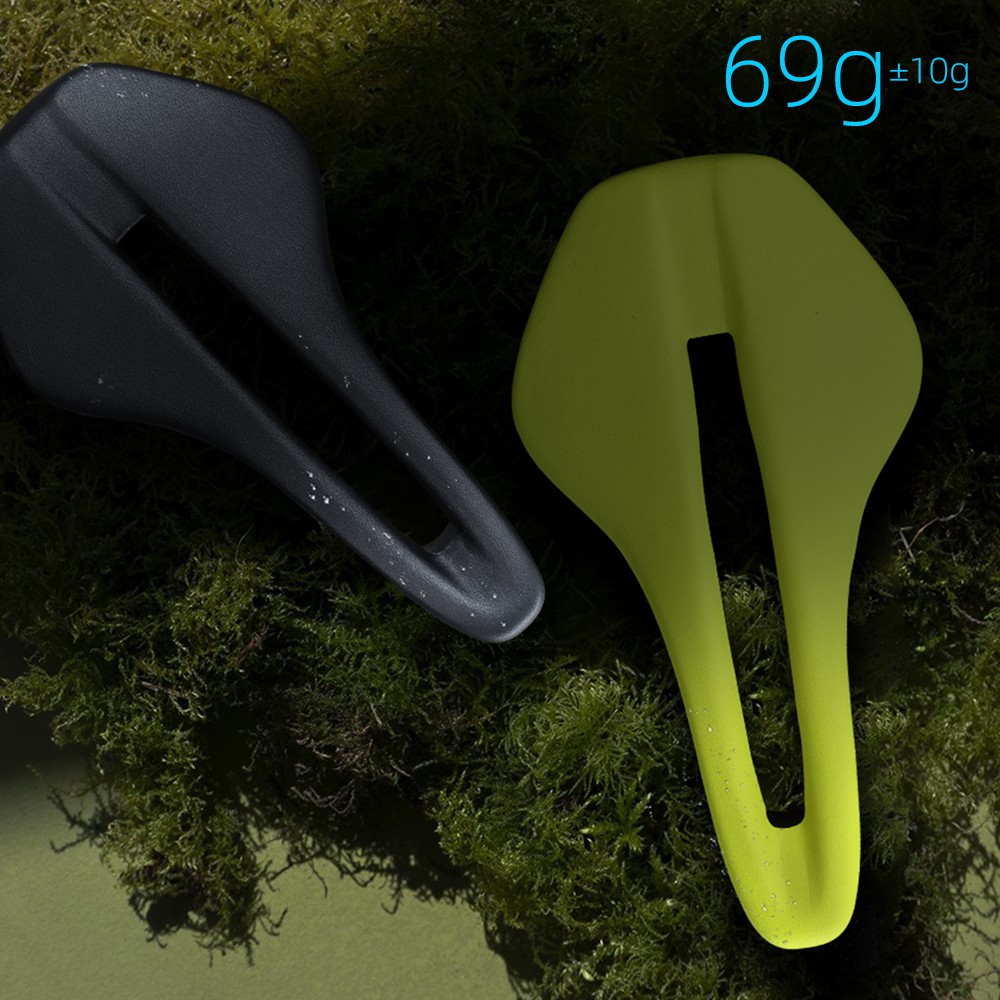 Full Carbon Bike Saddle Leather 7x9mm 128/138mm Seat for Road MTB Gravel Bicycle