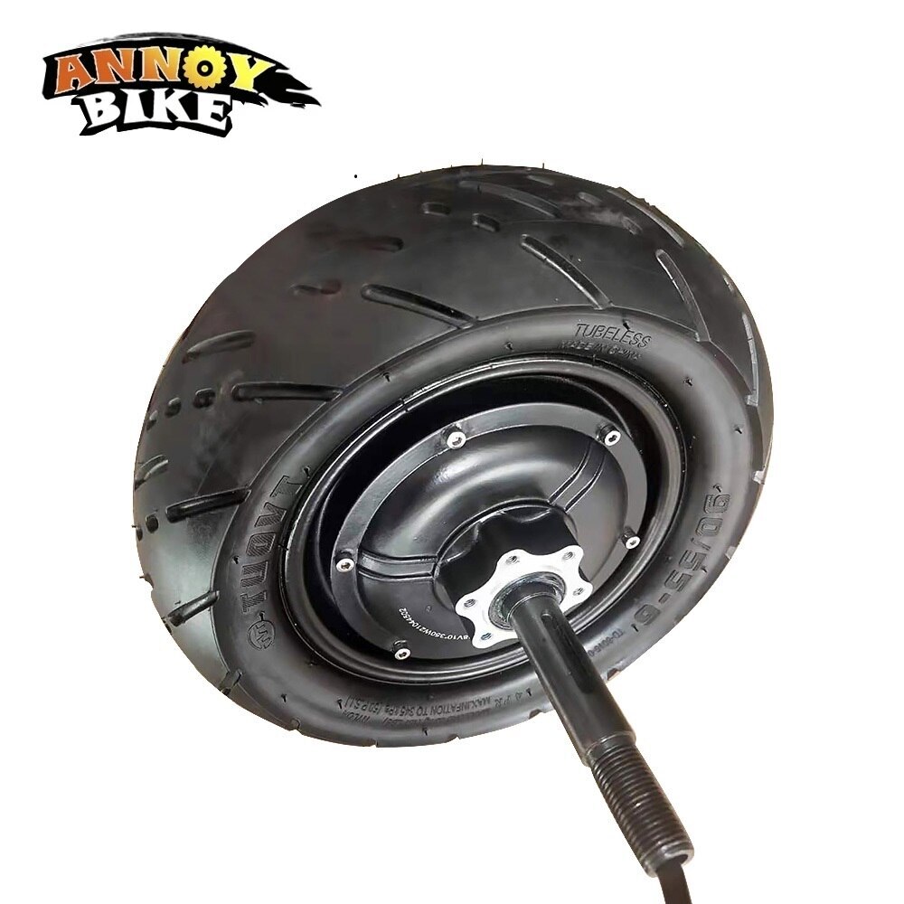 10 inch Single Shaft Vacuum Tire Karting Motor High Power Wide Tire Brushless