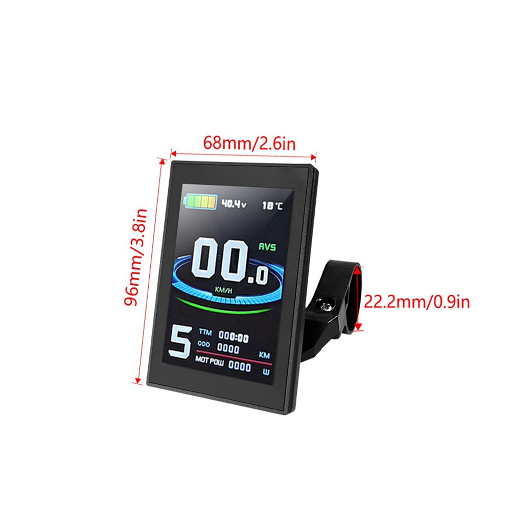 E-bike Bicycle Display KT LCD8SU Color Screen Display Panel SM/WP Connector USB