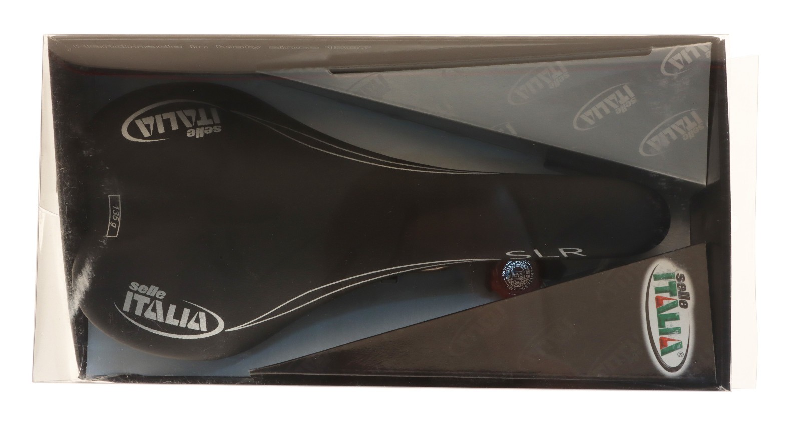 Selle Italia SLR Saddle Carbon Fiber Titanium Rails Black Leather NIB NOS NEW