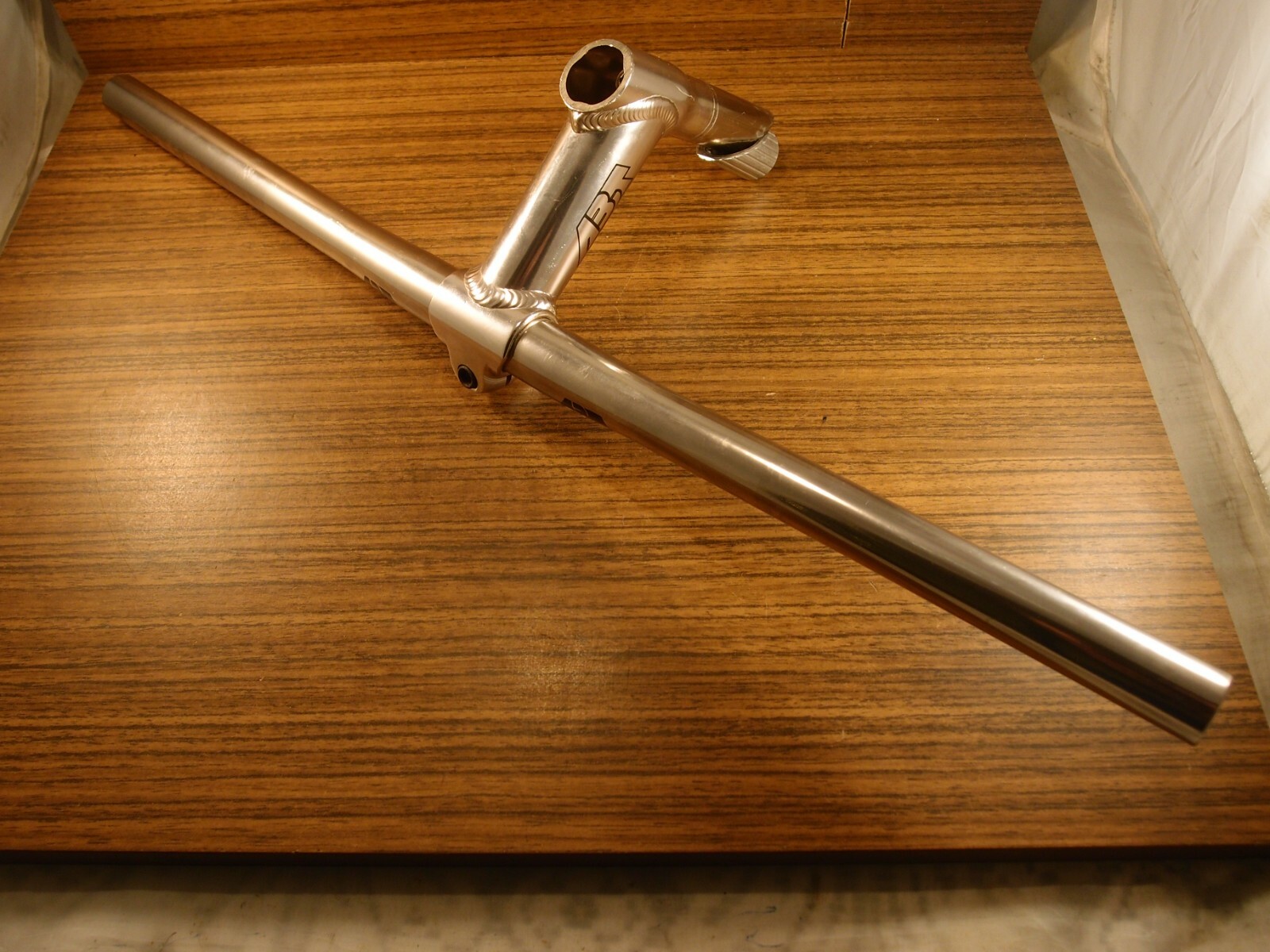 1996 aluminium flat handlebar ABT + quill stem ABT by Kalloy 25.4 mm