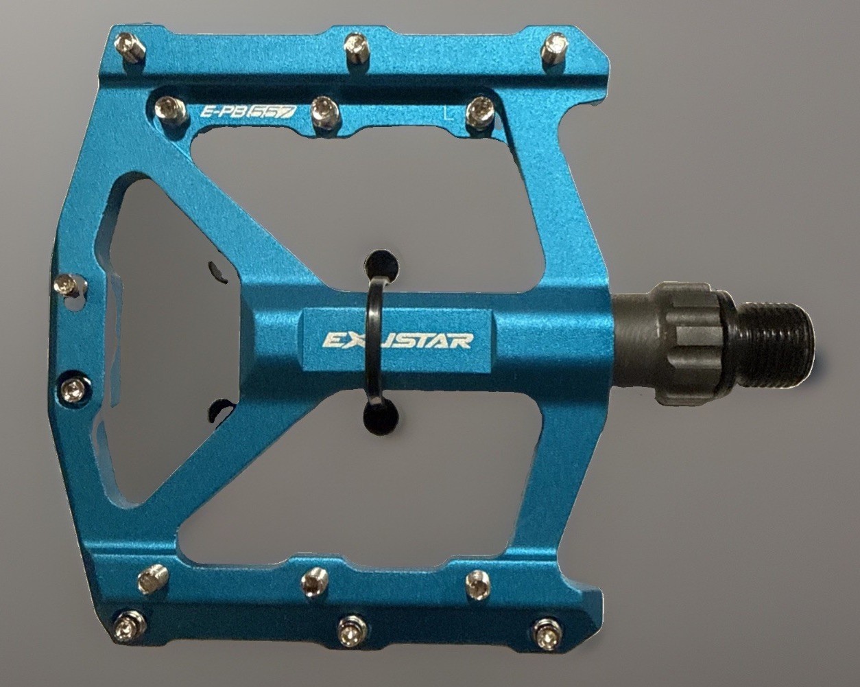Exustar Pedals EPB557BL Turquoise Blue Aluminum 14oz/pr NIB NICE!