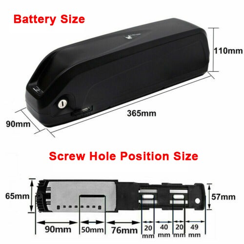 Ebike battery 36V 48V 52V 15Ah 20Ah 25Ah lithium Electric Bicycle bike Battery