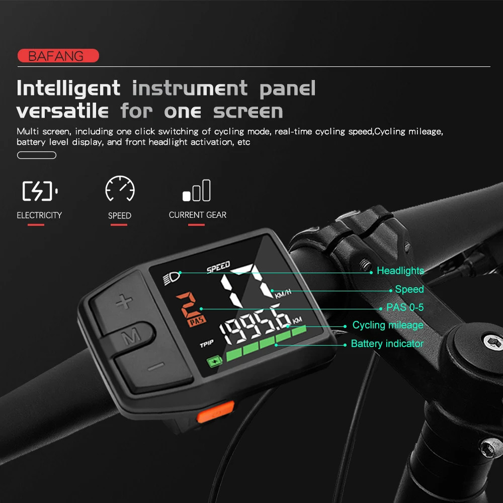 Electric Bike UART Display Color LCD DZ41 for BBS01 BBS02B BBSHD Mid Drive Motor