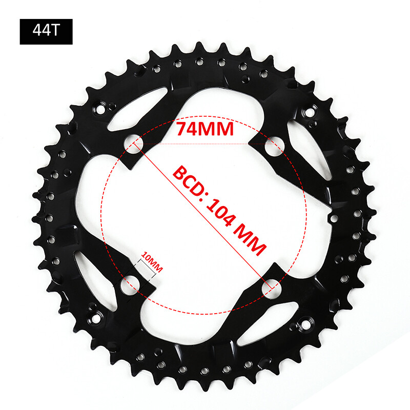 Bike Chainring 44/32/22t Triple MTB Mountain Bicycle Chain Ring Sprockets 3x9s