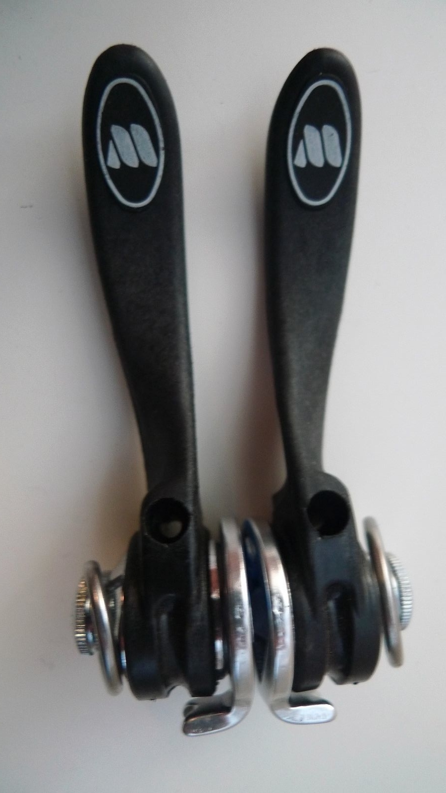 Vintage NOS Modolo Kronos Spoon Shaped AERO Downtube Shifters 4 Vintage Ride B