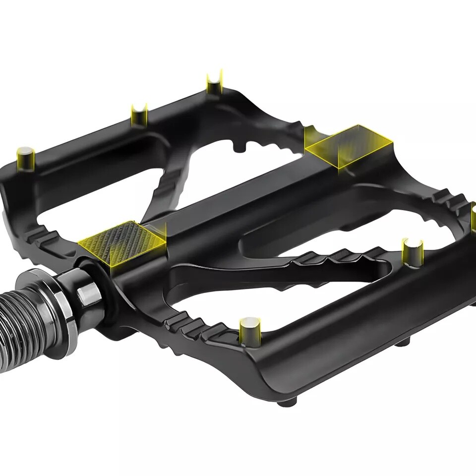US Bike Pedals 9/16″ Electric Bicycle Pedals Pair Black Sealed Bearing Non-slip