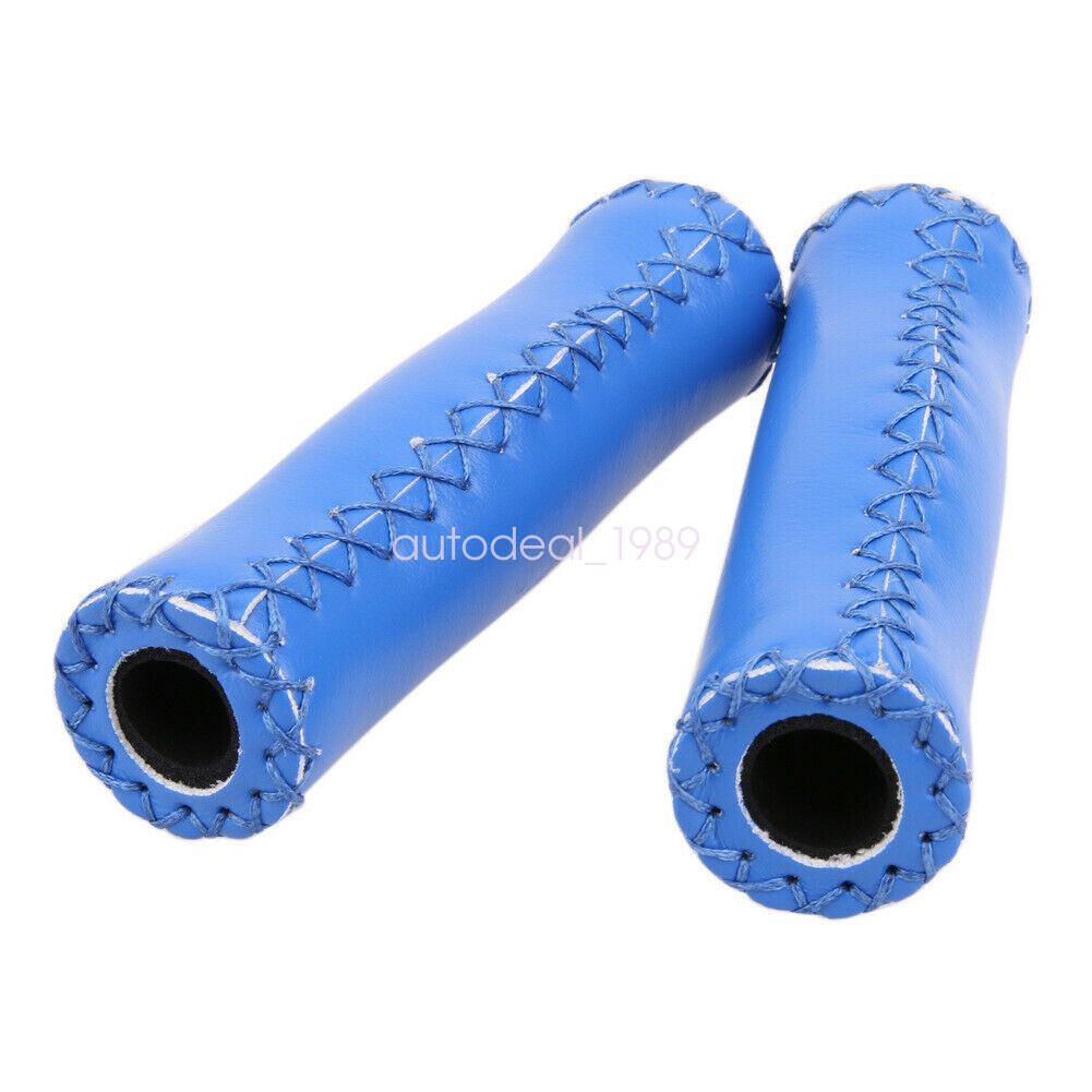 Classic Retro Bike Cycling Bicycle PU Leather Handlebar Grip Cover Accessories