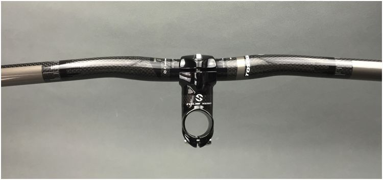 Carbon MTB Road fixie Bicycle Stems Kids Bike Riser bar Short Handlebar Stem Kit