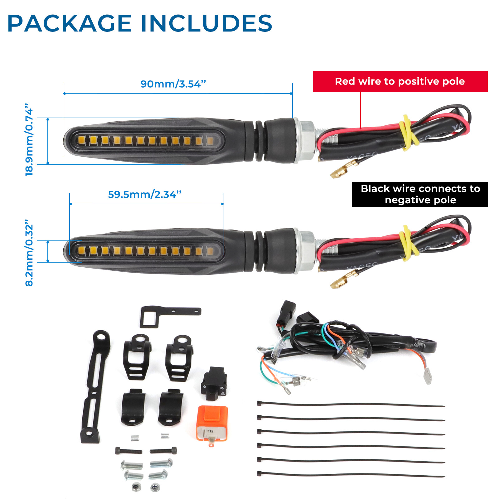 Street Legal Kit For Talaria Sting MX4 R LED Turn Signal Indicator Front & Rear