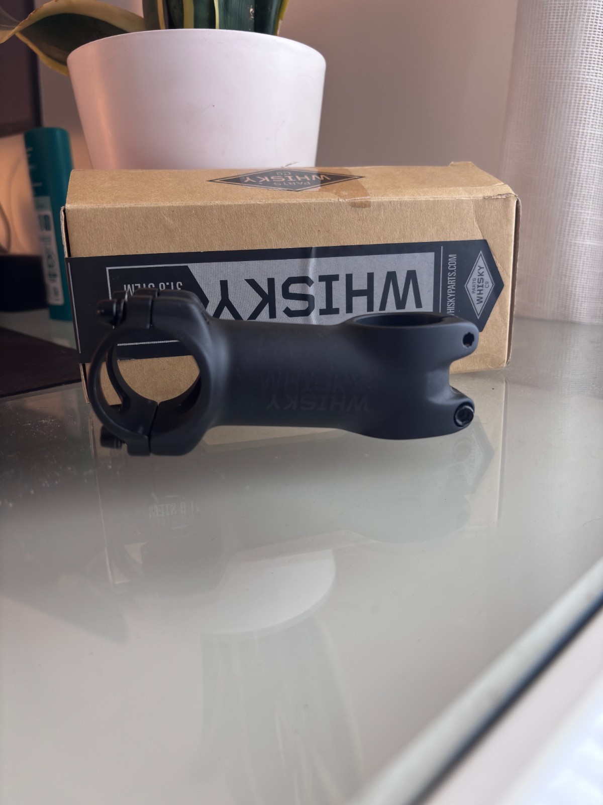 WHISKY No.7 80mm ±6° Bike Stem 31.8mm 1-1/8″ Aluminum Black – only installed