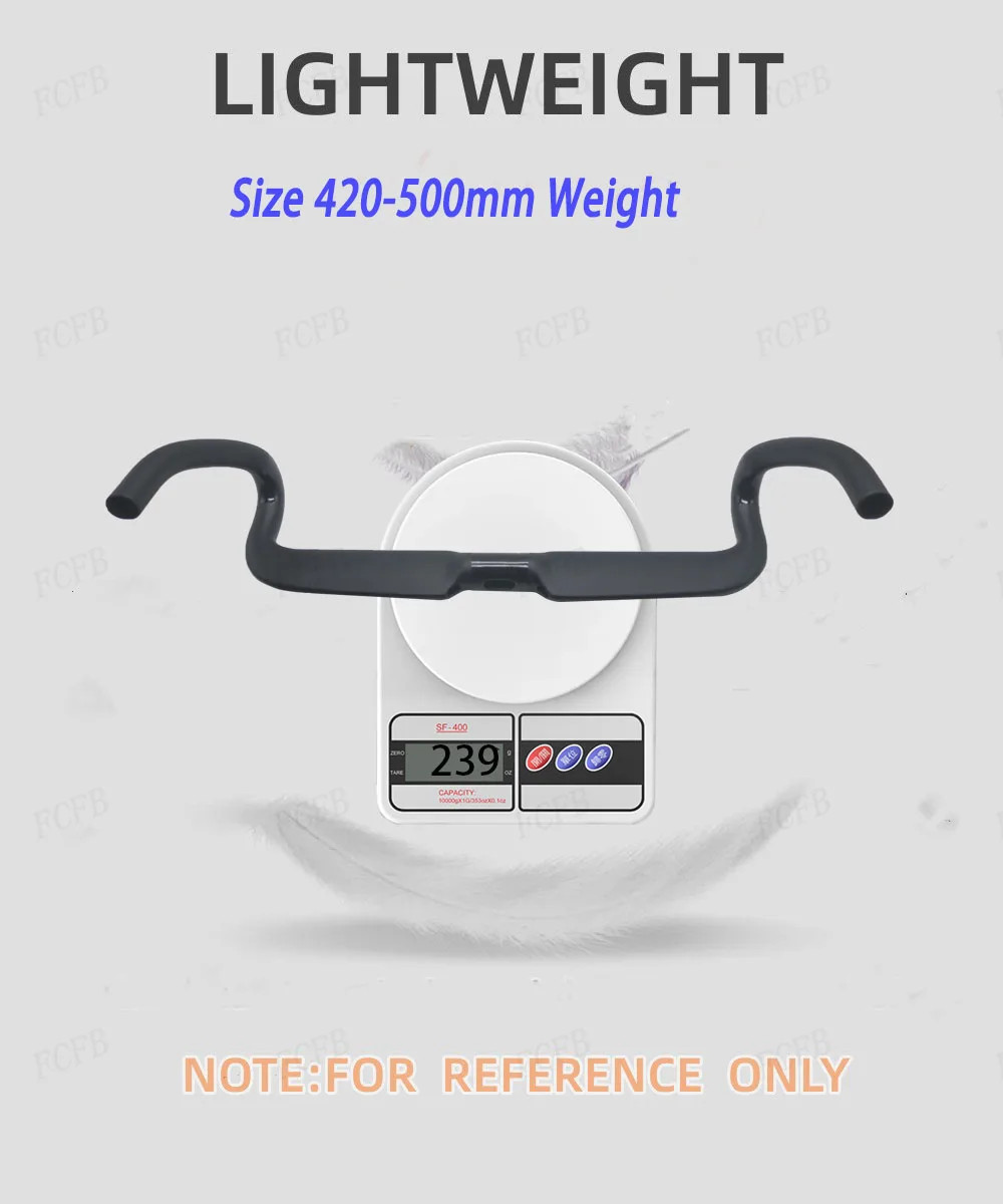 Carbon Fibre Gravel Road Bike Drop Bar 31.8mm Clamp Full Internal Cable