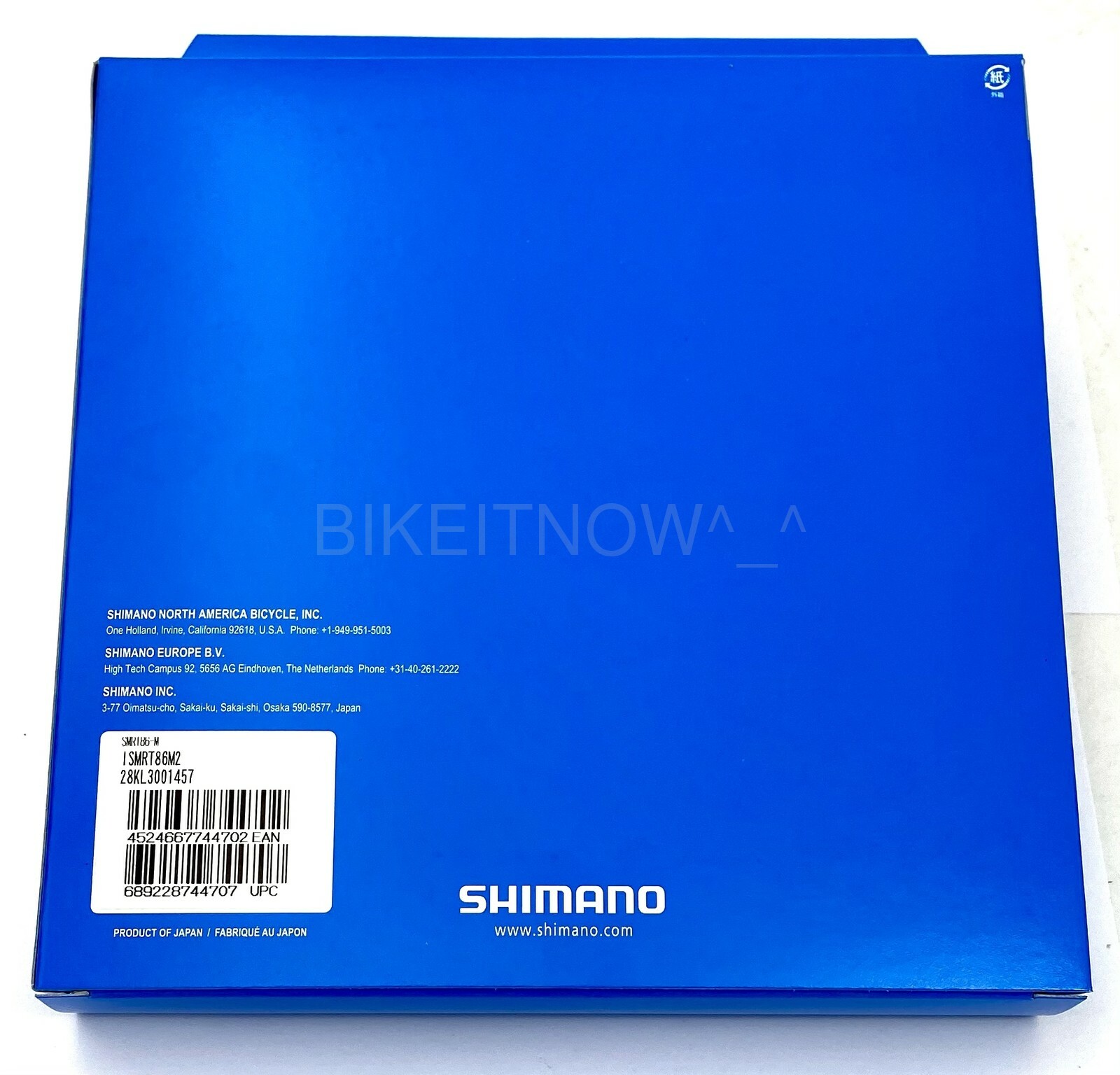 Shimano DEORE XT MTB Bike Disc Brake Rotor SM-RT86 180mm,ICE-TECH,6 bolts