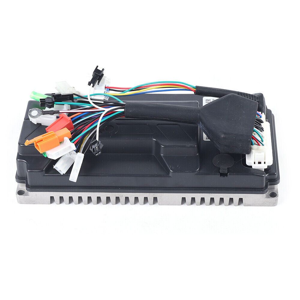 3000W 80A Controller For Electric Bicycle Sine Wave Controller 60V-72V Black