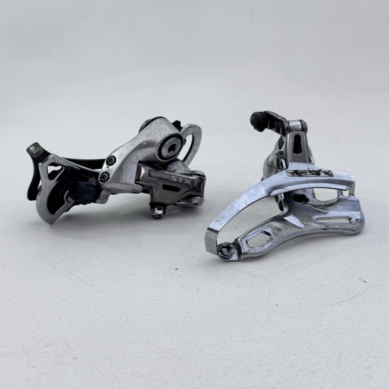 Vintage Shimano STX RD-MC30 FD-MC30 Derailleur Set 28.6mm MTB Japan A69