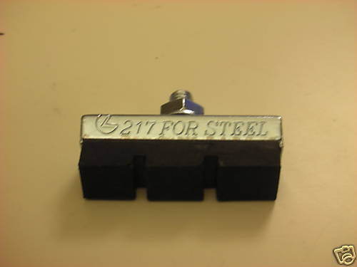 NEW 4-PACK BOLT ON BICYCLE BIKE 10 SPEED BRAKE RUBBER PADS SHOES