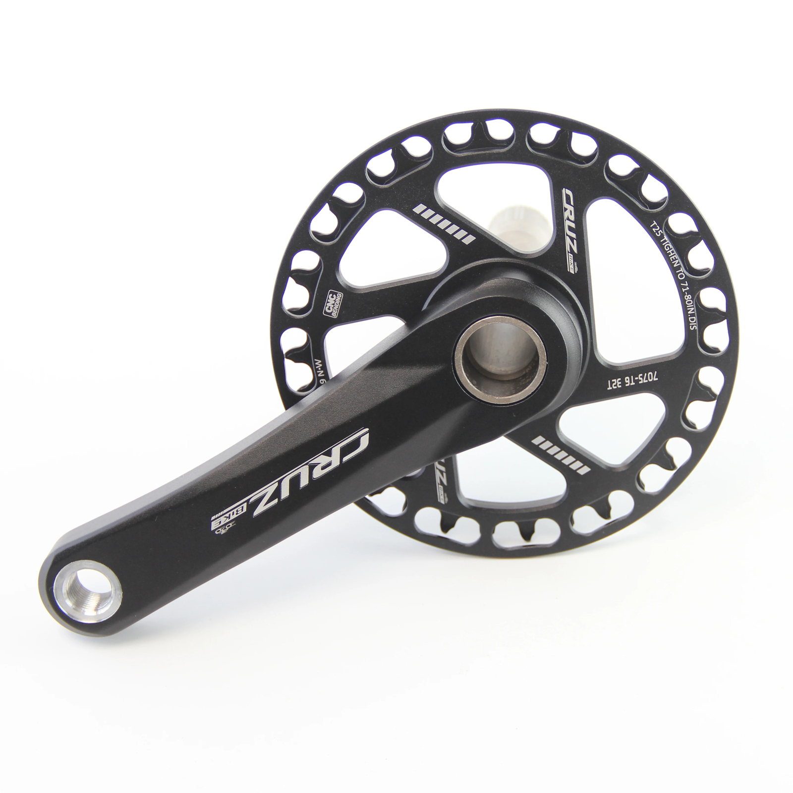 89/98/110/127/140/150mm Aluminum Alloy MTB Child Bike Crankset Single Chainwheel