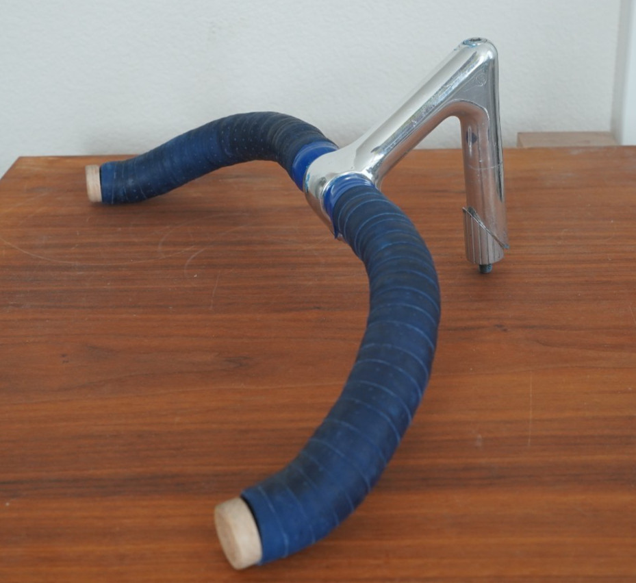 Polished NJS Nitto JAAguar Pista Stem – Track – 100mm with Handle Bars