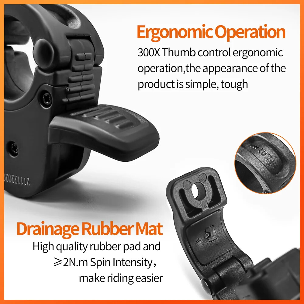 E-bike Thumb Throttle 300X 3PIN for 12V 24V 36V 48V 60V 72V Electric Bicycle