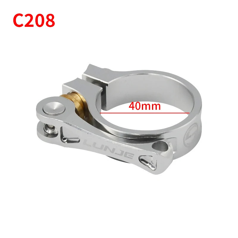 Aluminum Alloy Bicycle Seatpost Clamp Seat Tube Clamp MTB Bike Seat Tube Clip Bi