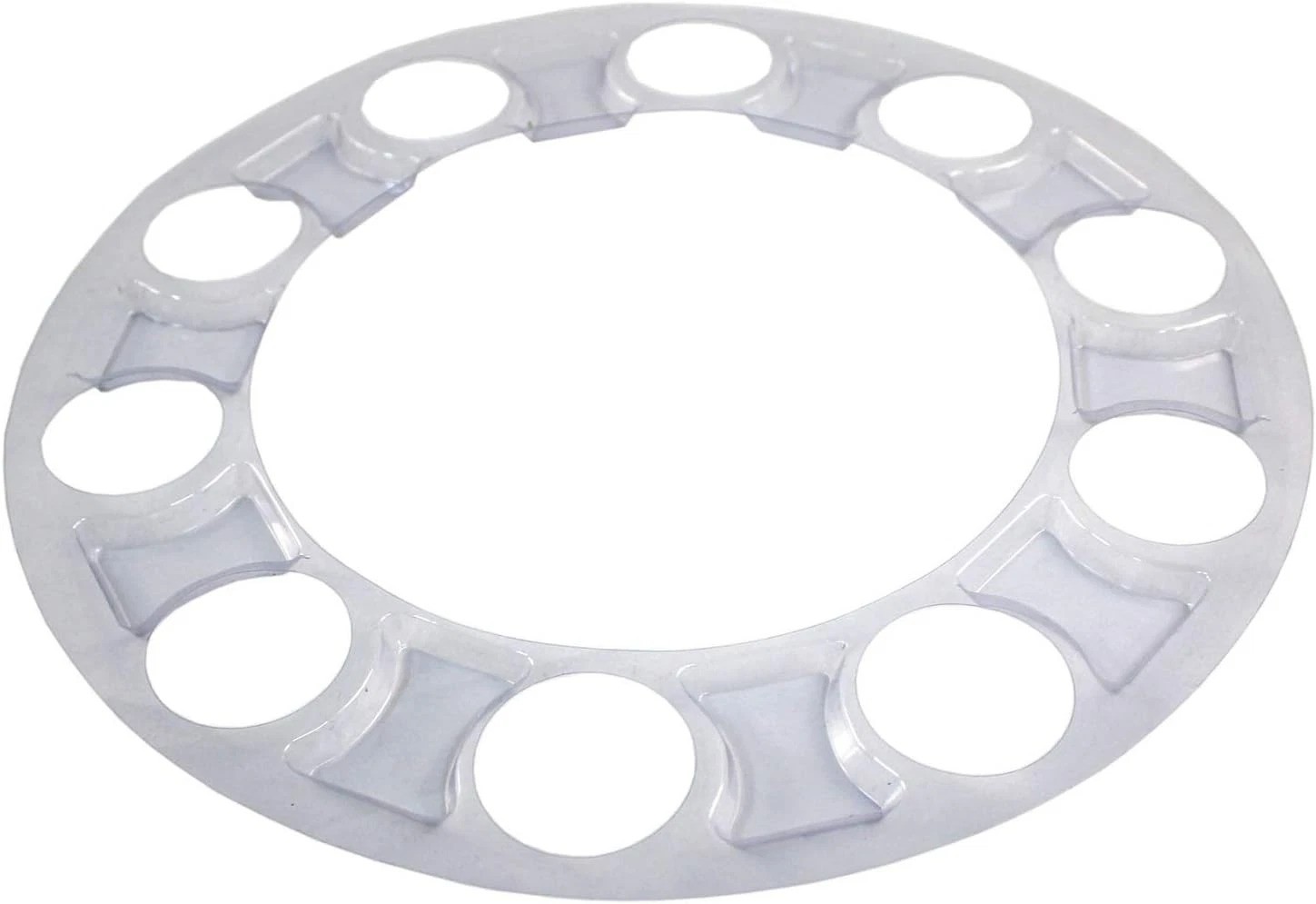 Chrome ABS Complete Axle Cover Set with Hub Caps and 33mm Screw-On Spiked Lug…