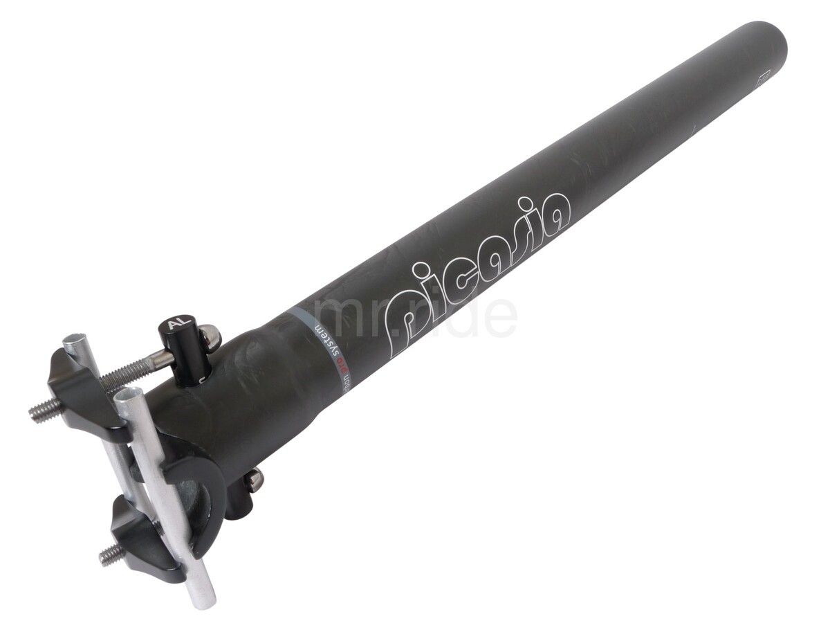 Picasia 31.6x350mm UD Carbon Seatpost SP02P 145g Matt Black MTB Bicycle