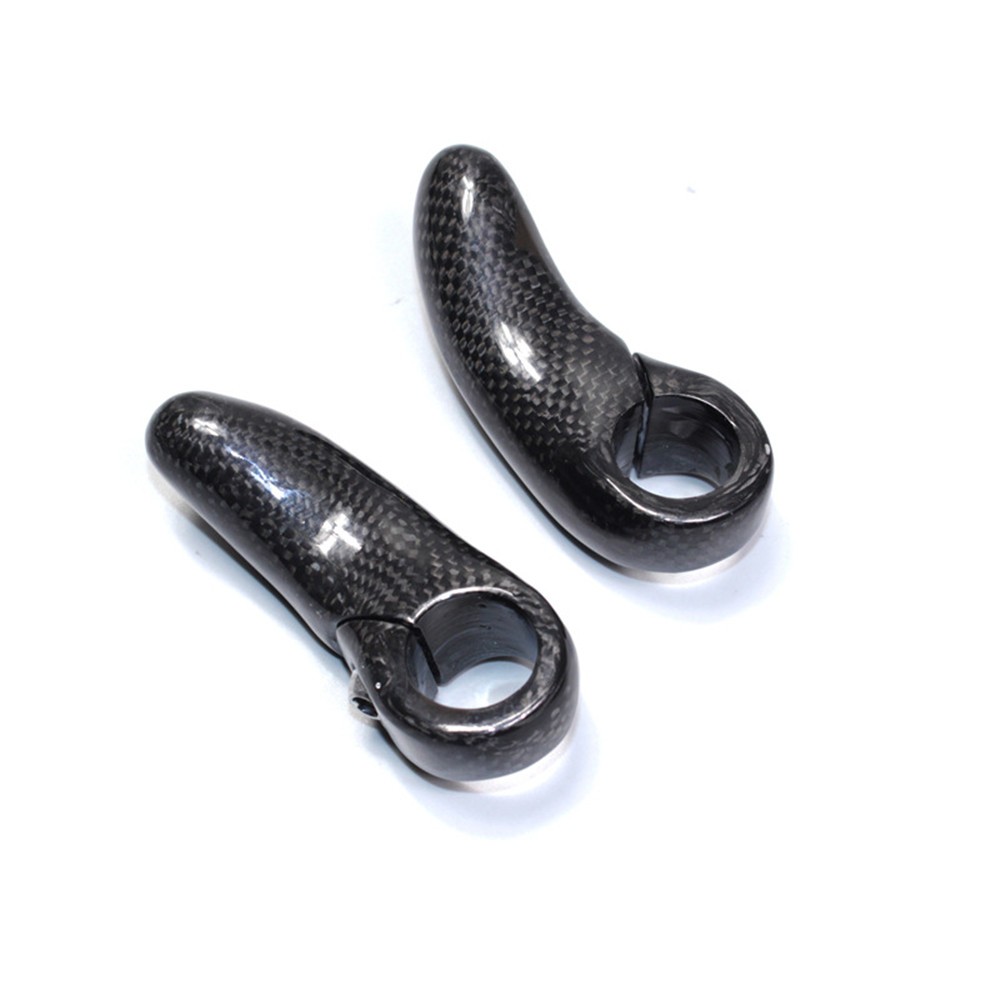 22.2mm Carbon Fiber Bike Bar End Racing Cycling MTB Road Bicycle Handlebar Grip