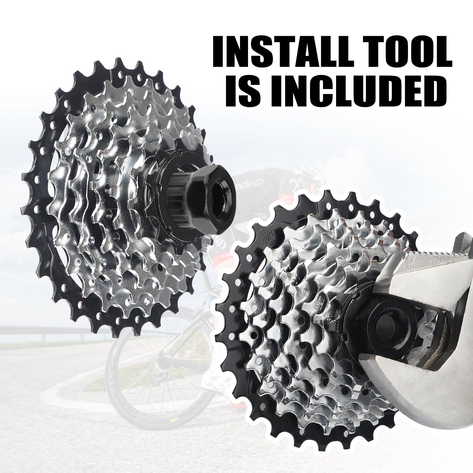 7 Speed EBike Freewheel 1128 Teeth Screw On Multiple Freewheel Threaded Type …