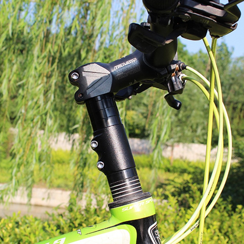 MTB Fork Stem Extender Aluminum Handlebar Riser HeadUp Adapter for Mountain Bike
