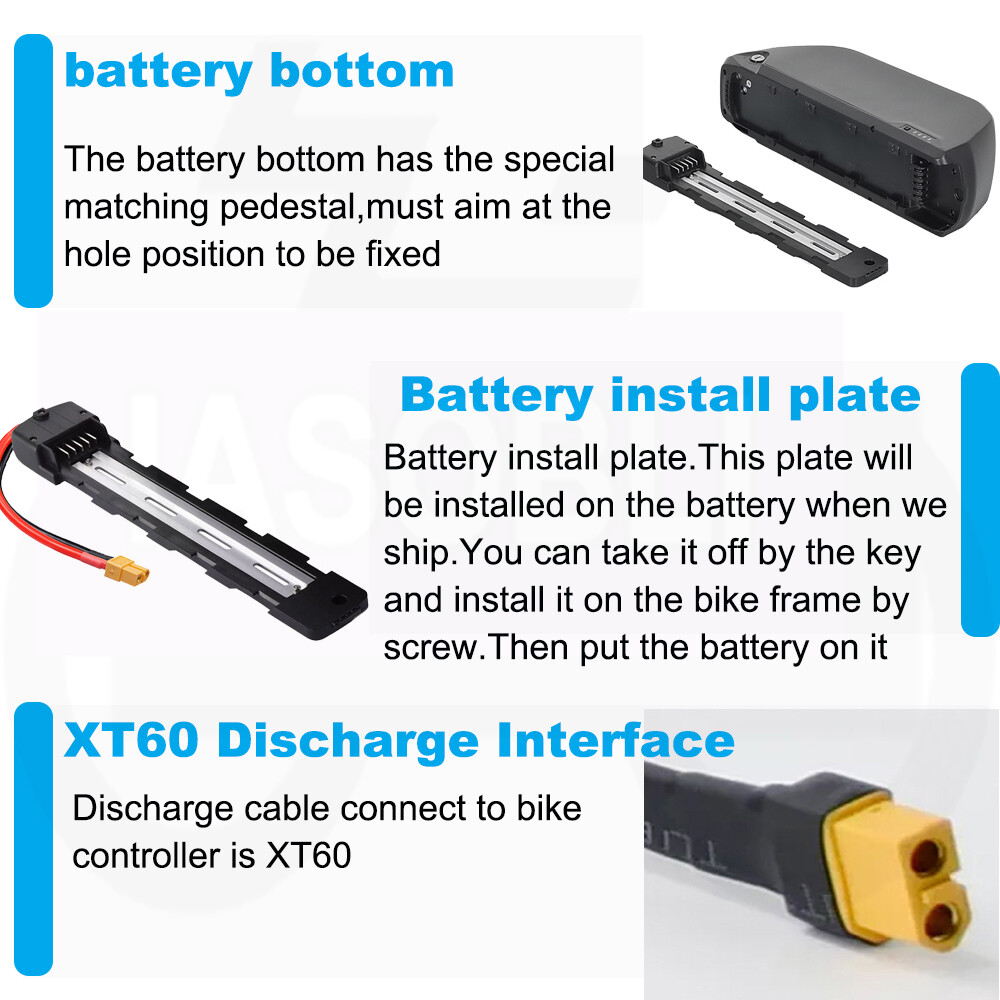 Ebike Battery 48V 30Ah Samsung Li-ion Downtube for 50W~1500W Electric Bike Motor