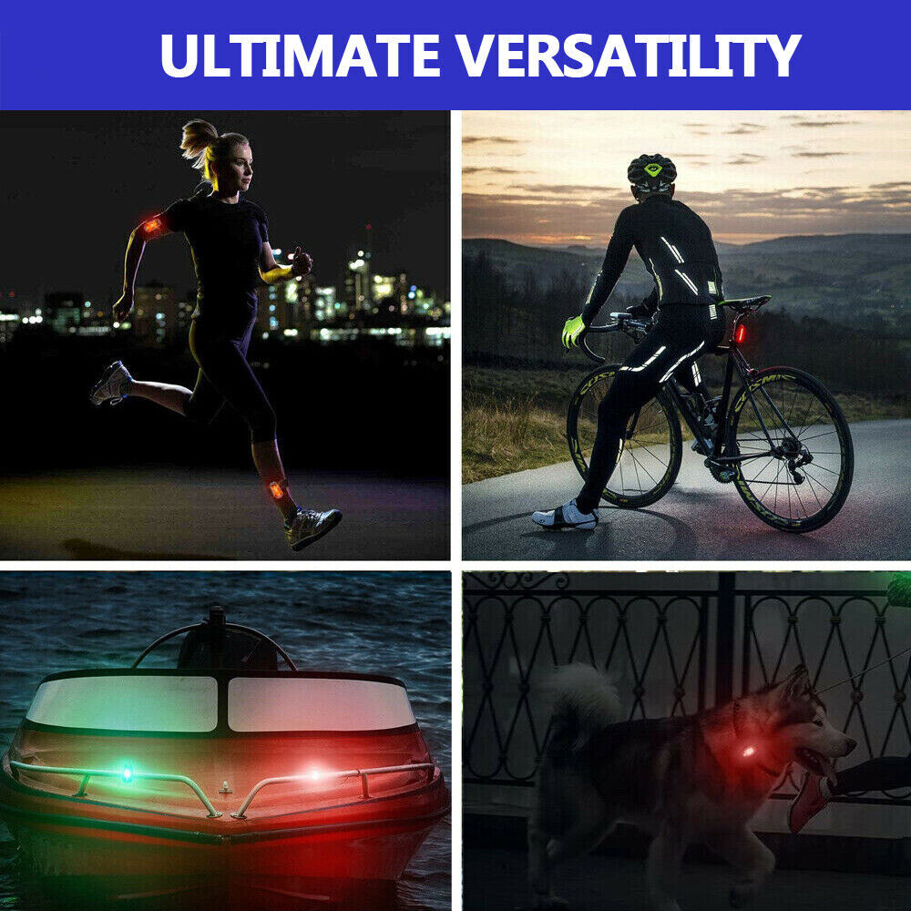 Bike Saddle Bicycle Seat Soft Pad Cushion & LED Tail Light Safety Warning Lamp