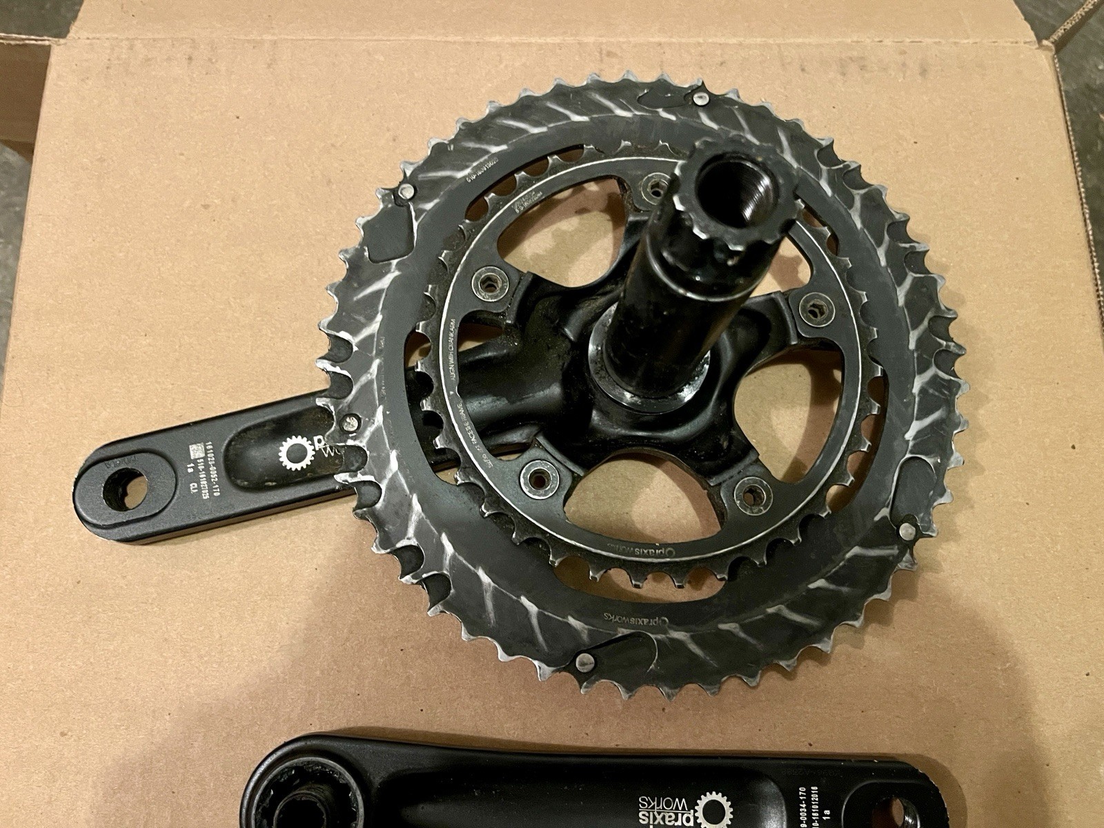 170mm 52/36T Praxis Works Alba Levatime Alloy Crankset