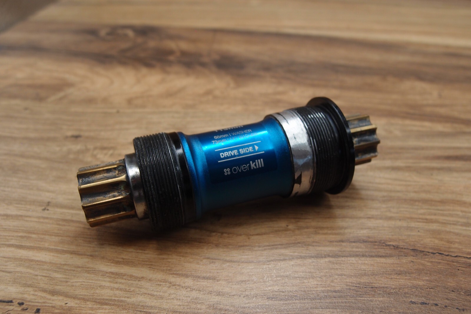 MTB bottom bracket Crankbrothers Overkill Cobalt Titanium BSA 113 mm