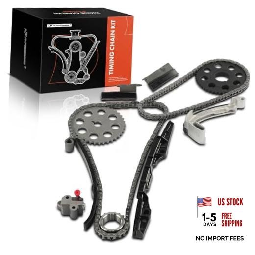 11PCS Engine Timing Chain Kit W/Sprocket & Tensioner & Guide | L4 2.6L