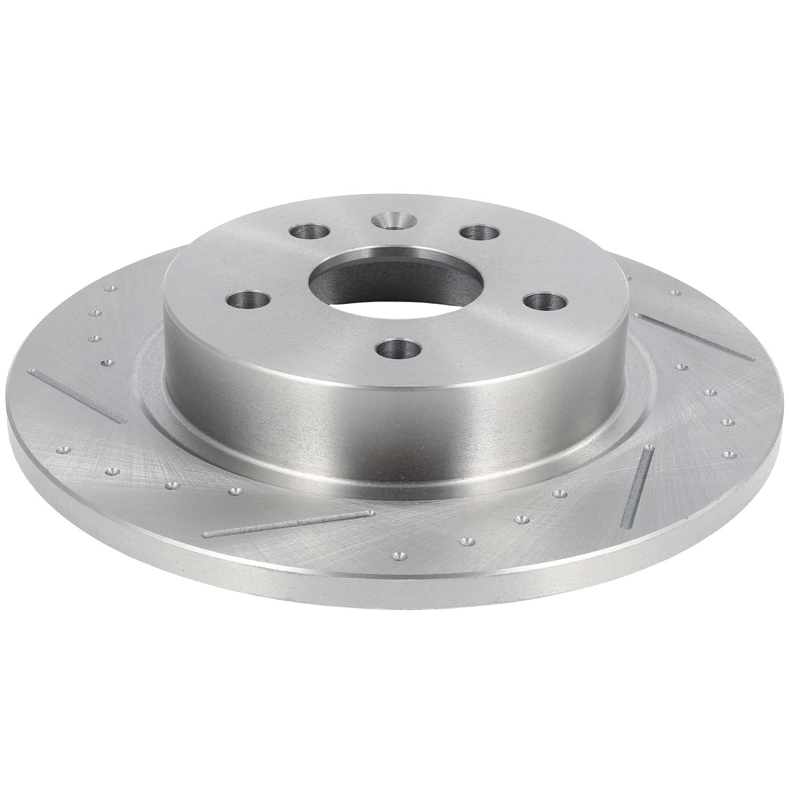 SCITOO Rear Brake Rotors 2pcs Drilled & Slotted for Buick & Chevy